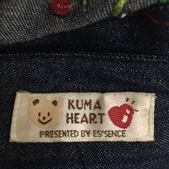 Kuma Heart Women’s Denim Knee Length Dress - Picture 10 of 10